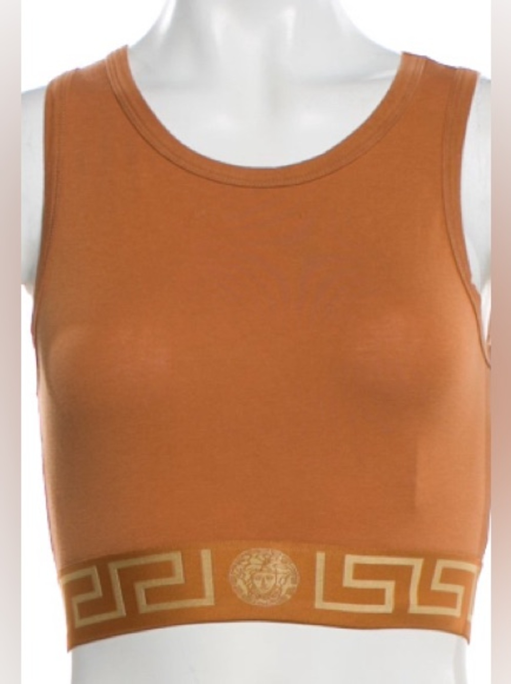 VERSACE TANK GRECA LOGO TOP SZ3 NWT ✨AUTHENTIC ✨